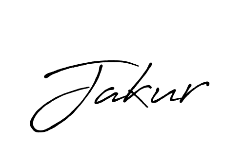 Make a beautiful signature design for name Jakur. With this signature (Antro_Vectra_Bolder) style, you can create a handwritten signature for free. Jakur signature style 7 images and pictures png