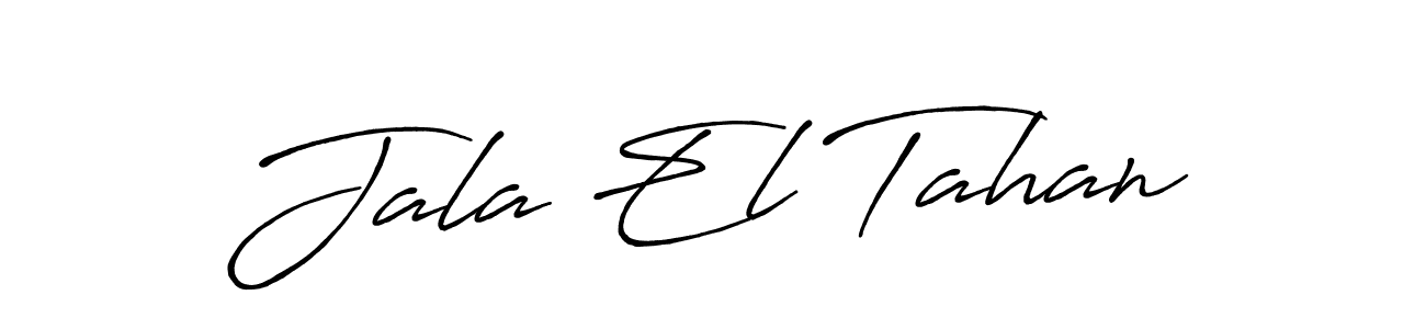 How to make Jala El Tahan name signature. Use Antro_Vectra_Bolder style for creating short signs online. This is the latest handwritten sign. Jala El Tahan signature style 7 images and pictures png