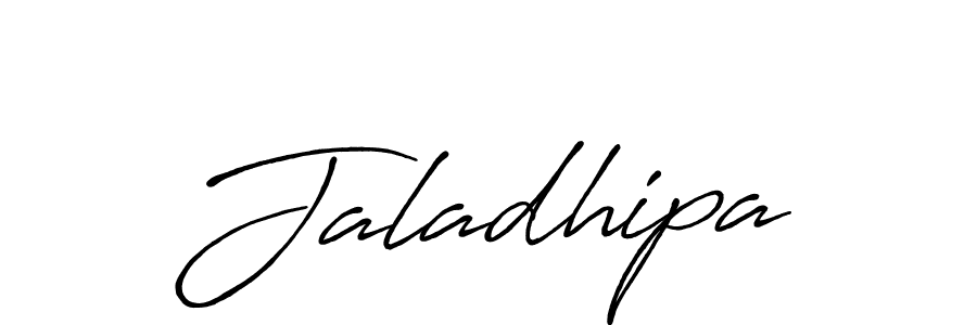 Use a signature maker to create a handwritten signature online. With this signature software, you can design (Antro_Vectra_Bolder) your own signature for name Jaladhipa. Jaladhipa signature style 7 images and pictures png