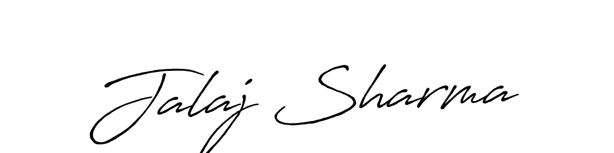 The best way (Antro_Vectra_Bolder) to make a short signature is to pick only two or three words in your name. The name Jalaj Sharma include a total of six letters. For converting this name. Jalaj Sharma signature style 7 images and pictures png