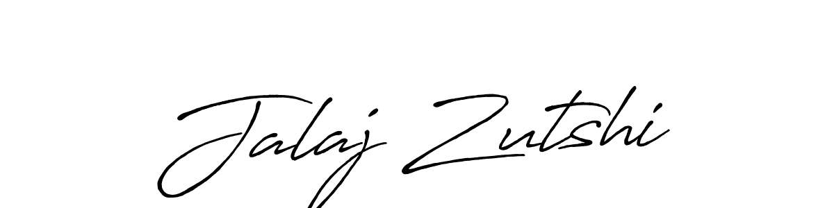 You should practise on your own different ways (Antro_Vectra_Bolder) to write your name (Jalaj Zutshi) in signature. don't let someone else do it for you. Jalaj Zutshi signature style 7 images and pictures png