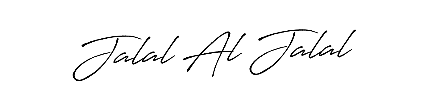 Create a beautiful signature design for name Jalal Al Jalal. With this signature (Antro_Vectra_Bolder) fonts, you can make a handwritten signature for free. Jalal Al Jalal signature style 7 images and pictures png