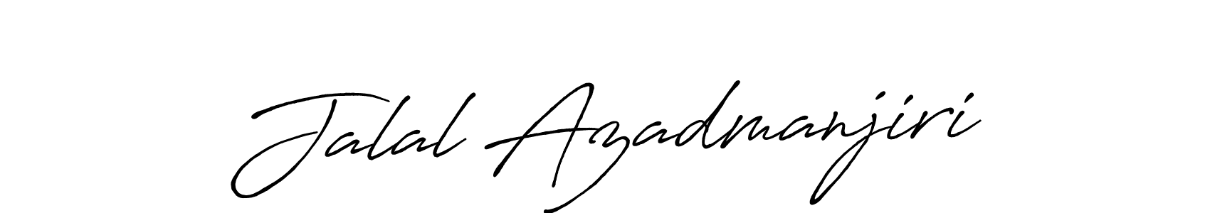 Also we have Jalal Azadmanjiri name is the best signature style. Create professional handwritten signature collection using Antro_Vectra_Bolder autograph style. Jalal Azadmanjiri signature style 7 images and pictures png