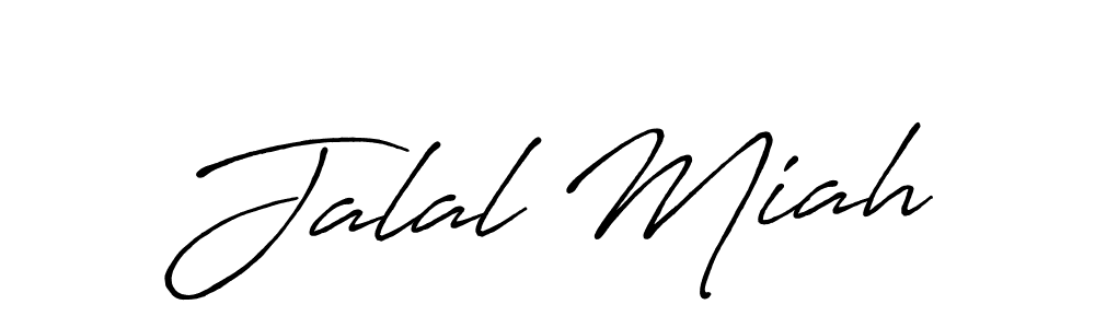 Create a beautiful signature design for name Jalal Miah. With this signature (Antro_Vectra_Bolder) fonts, you can make a handwritten signature for free. Jalal Miah signature style 7 images and pictures png