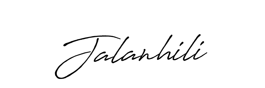 Jalanhili stylish signature style. Best Handwritten Sign (Antro_Vectra_Bolder) for my name. Handwritten Signature Collection Ideas for my name Jalanhili. Jalanhili signature style 7 images and pictures png