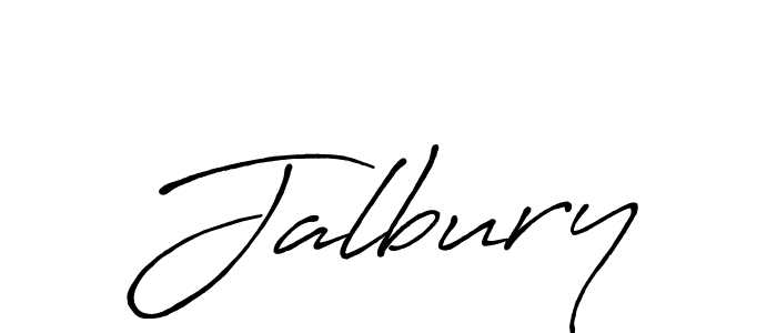 The best way (Antro_Vectra_Bolder) to make a short signature is to pick only two or three words in your name. The name Jalbury include a total of six letters. For converting this name. Jalbury signature style 7 images and pictures png