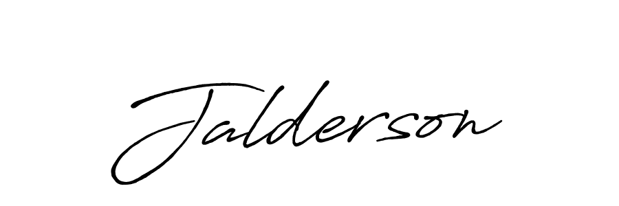 Jalderson stylish signature style. Best Handwritten Sign (Antro_Vectra_Bolder) for my name. Handwritten Signature Collection Ideas for my name Jalderson. Jalderson signature style 7 images and pictures png
