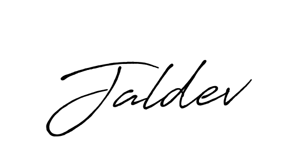 Jaldev stylish signature style. Best Handwritten Sign (Antro_Vectra_Bolder) for my name. Handwritten Signature Collection Ideas for my name Jaldev. Jaldev signature style 7 images and pictures png