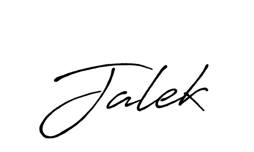 Antro_Vectra_Bolder is a professional signature style that is perfect for those who want to add a touch of class to their signature. It is also a great choice for those who want to make their signature more unique. Get Jalek name to fancy signature for free. Jalek signature style 7 images and pictures png