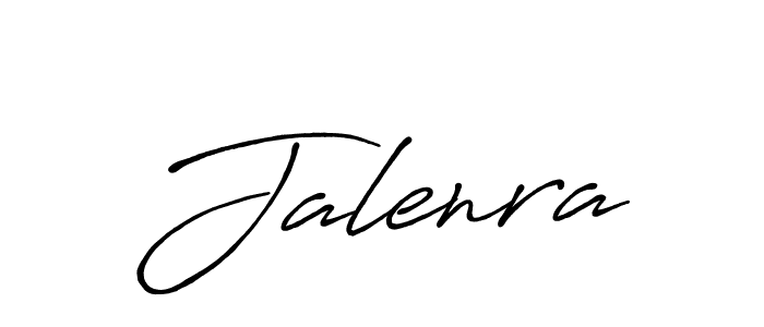 Use a signature maker to create a handwritten signature online. With this signature software, you can design (Antro_Vectra_Bolder) your own signature for name Jalenra. Jalenra signature style 7 images and pictures png