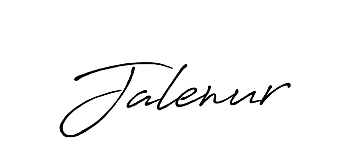 Use a signature maker to create a handwritten signature online. With this signature software, you can design (Antro_Vectra_Bolder) your own signature for name Jalenur. Jalenur signature style 7 images and pictures png