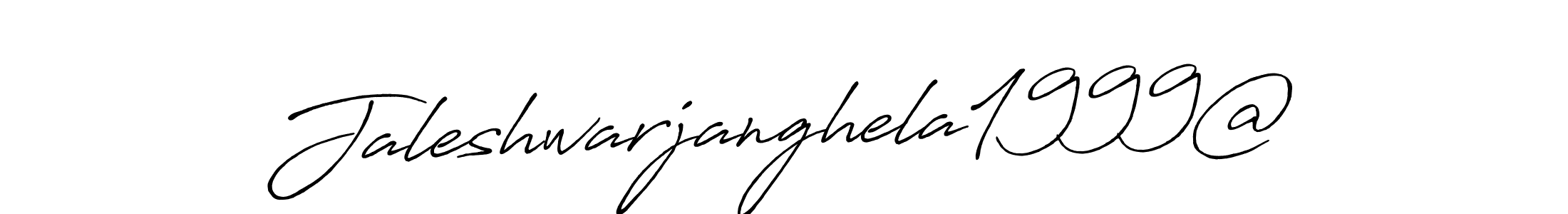 Use a signature maker to create a handwritten signature online. With this signature software, you can design (Antro_Vectra_Bolder) your own signature for name Jaleshwarjanghela1999@. Jaleshwarjanghela1999@ signature style 7 images and pictures png