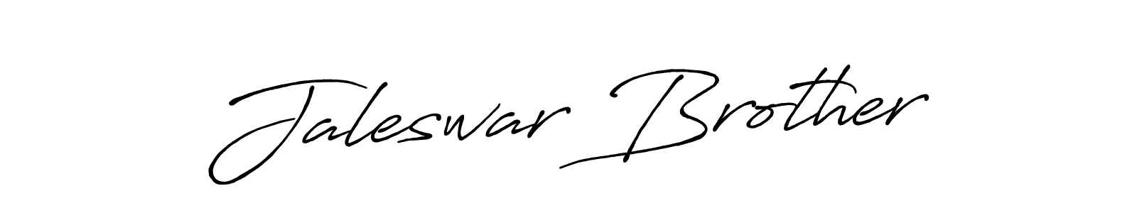 Jaleswar Brother stylish signature style. Best Handwritten Sign (Antro_Vectra_Bolder) for my name. Handwritten Signature Collection Ideas for my name Jaleswar Brother. Jaleswar Brother signature style 7 images and pictures png