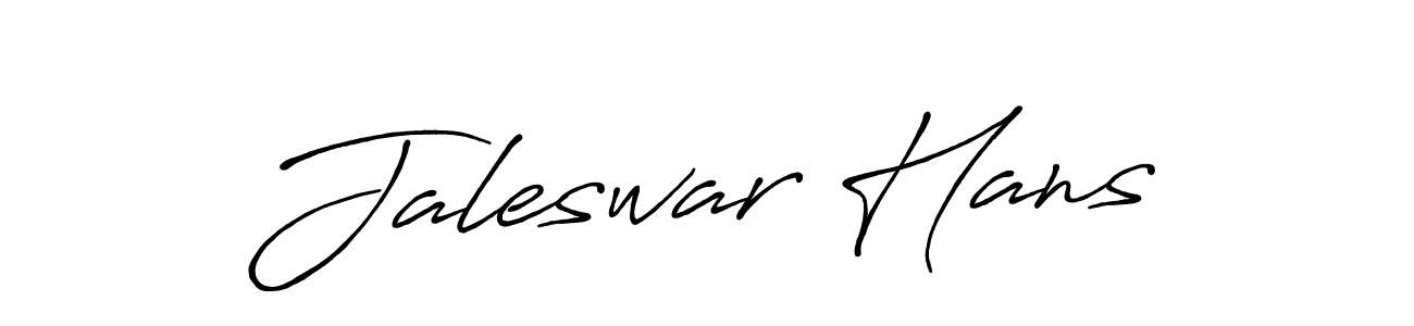 Make a beautiful signature design for name Jaleswar Hans. Use this online signature maker to create a handwritten signature for free. Jaleswar Hans signature style 7 images and pictures png