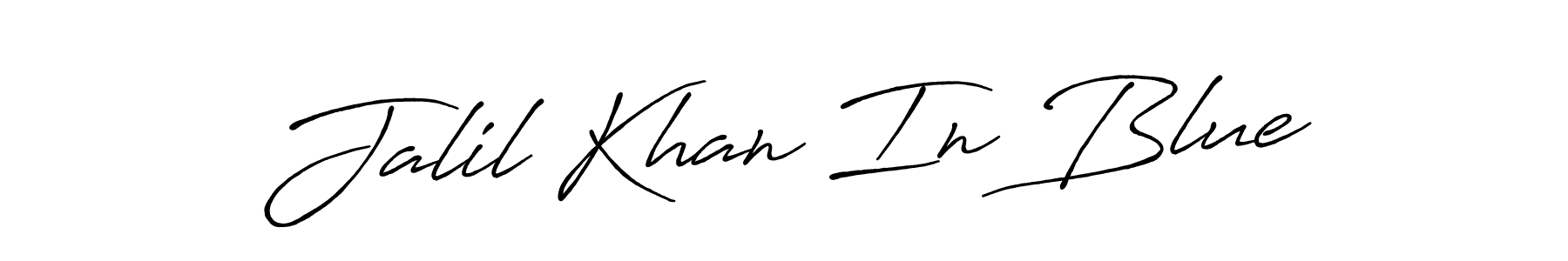 It looks lik you need a new signature style for name Jalil Khan In Blue. Design unique handwritten (Antro_Vectra_Bolder) signature with our free signature maker in just a few clicks. Jalil Khan In Blue signature style 7 images and pictures png