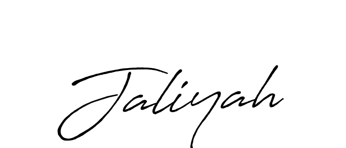 Also we have Jaliyah name is the best signature style. Create professional handwritten signature collection using Antro_Vectra_Bolder autograph style. Jaliyah signature style 7 images and pictures png