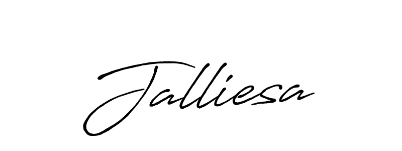 This is the best signature style for the Jalliesa name. Also you like these signature font (Antro_Vectra_Bolder). Mix name signature. Jalliesa signature style 7 images and pictures png