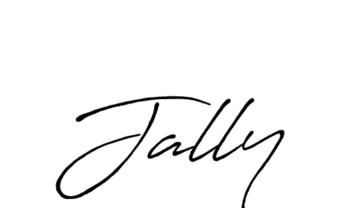 Create a beautiful signature design for name Jally. With this signature (Antro_Vectra_Bolder) fonts, you can make a handwritten signature for free. Jally signature style 7 images and pictures png