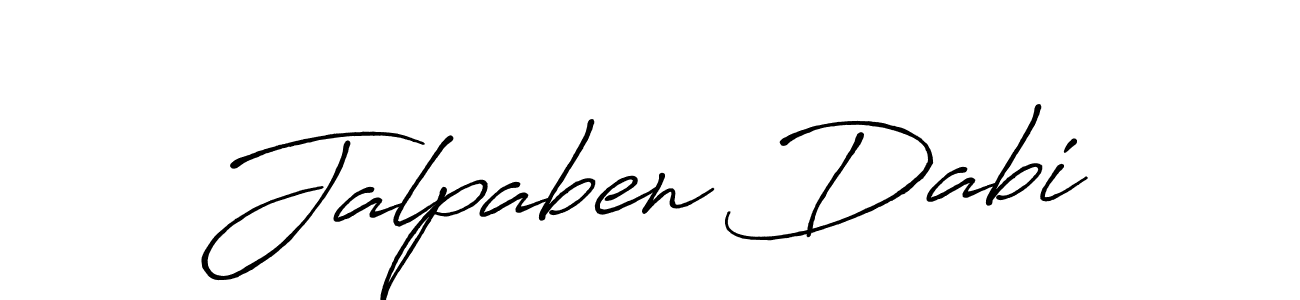 Jalpaben Dabi stylish signature style. Best Handwritten Sign (Antro_Vectra_Bolder) for my name. Handwritten Signature Collection Ideas for my name Jalpaben Dabi. Jalpaben Dabi signature style 7 images and pictures png