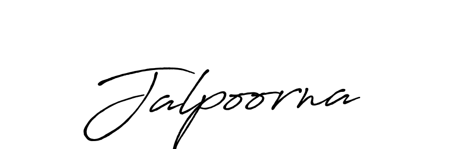 if you are searching for the best signature style for your name Jalpoorna. so please give up your signature search. here we have designed multiple signature styles  using Antro_Vectra_Bolder. Jalpoorna signature style 7 images and pictures png