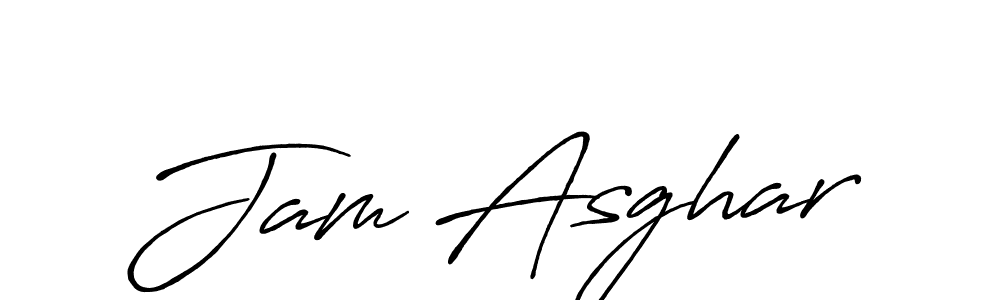 Antro_Vectra_Bolder is a professional signature style that is perfect for those who want to add a touch of class to their signature. It is also a great choice for those who want to make their signature more unique. Get Jam Asghar name to fancy signature for free. Jam Asghar signature style 7 images and pictures png