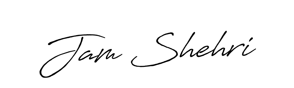 It looks lik you need a new signature style for name Jam Shehri. Design unique handwritten (Antro_Vectra_Bolder) signature with our free signature maker in just a few clicks. Jam Shehri signature style 7 images and pictures png
