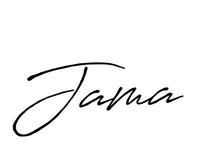 Use a signature maker to create a handwritten signature online. With this signature software, you can design (Antro_Vectra_Bolder) your own signature for name Jama. Jama signature style 7 images and pictures png