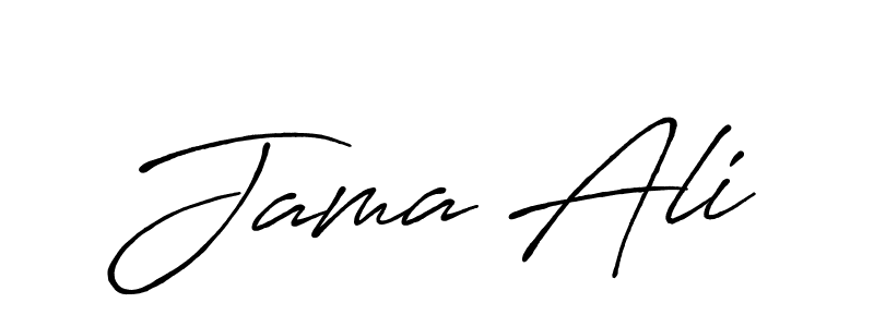 Also we have Jama Ali name is the best signature style. Create professional handwritten signature collection using Antro_Vectra_Bolder autograph style. Jama Ali signature style 7 images and pictures png