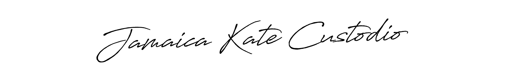 Also we have Jamaica Kate Custodio name is the best signature style. Create professional handwritten signature collection using Antro_Vectra_Bolder autograph style. Jamaica Kate Custodio signature style 7 images and pictures png