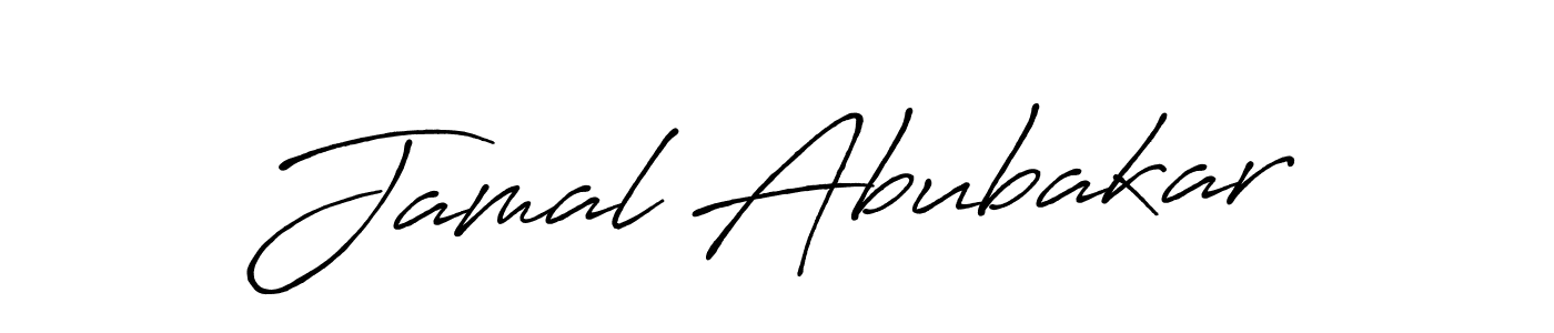 Also we have Jamal Abubakar name is the best signature style. Create professional handwritten signature collection using Antro_Vectra_Bolder autograph style. Jamal Abubakar signature style 7 images and pictures png