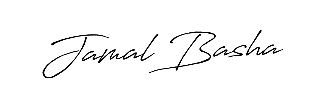 How to make Jamal Basha name signature. Use Antro_Vectra_Bolder style for creating short signs online. This is the latest handwritten sign. Jamal Basha signature style 7 images and pictures png