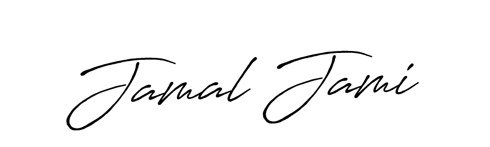 Create a beautiful signature design for name Jamal Jami. With this signature (Antro_Vectra_Bolder) fonts, you can make a handwritten signature for free. Jamal Jami signature style 7 images and pictures png