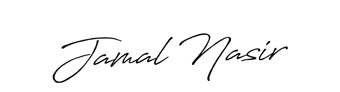 Design your own signature with our free online signature maker. With this signature software, you can create a handwritten (Antro_Vectra_Bolder) signature for name Jamal Nasir. Jamal Nasir signature style 7 images and pictures png