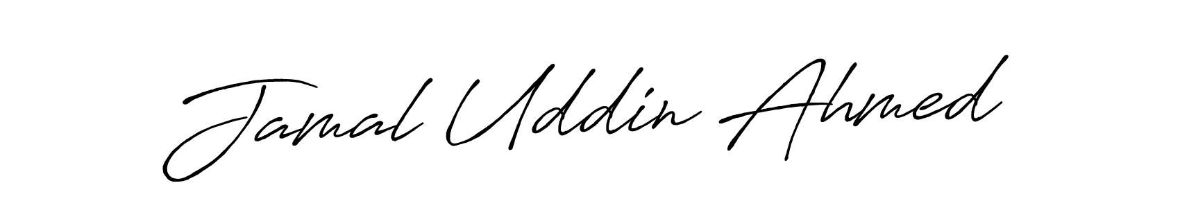 Use a signature maker to create a handwritten signature online. With this signature software, you can design (Antro_Vectra_Bolder) your own signature for name Jamal Uddin Ahmed. Jamal Uddin Ahmed signature style 7 images and pictures png