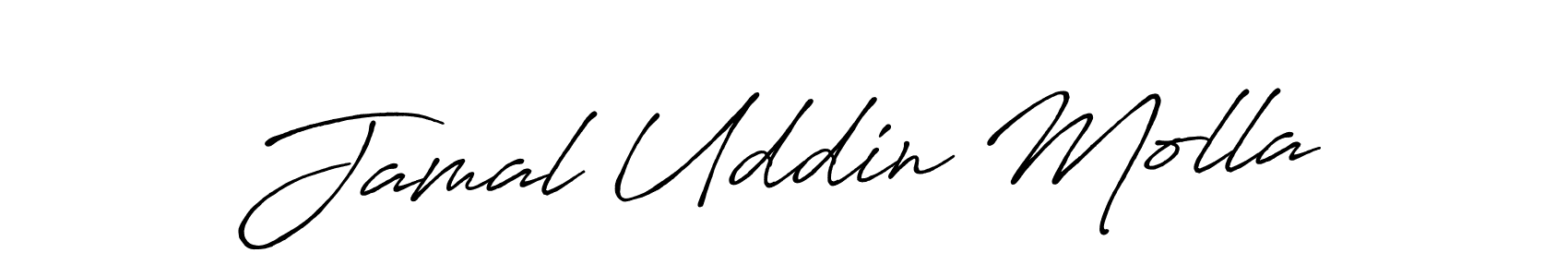 Use a signature maker to create a handwritten signature online. With this signature software, you can design (Antro_Vectra_Bolder) your own signature for name Jamal Uddin Molla. Jamal Uddin Molla signature style 7 images and pictures png