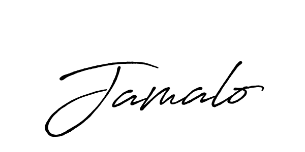 Jamalo stylish signature style. Best Handwritten Sign (Antro_Vectra_Bolder) for my name. Handwritten Signature Collection Ideas for my name Jamalo. Jamalo signature style 7 images and pictures png