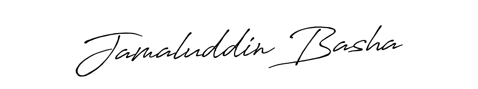 You should practise on your own different ways (Antro_Vectra_Bolder) to write your name (Jamaluddin Basha) in signature. don't let someone else do it for you. Jamaluddin Basha signature style 7 images and pictures png