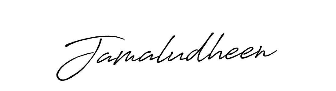 How to make Jamaludheen name signature. Use Antro_Vectra_Bolder style for creating short signs online. This is the latest handwritten sign. Jamaludheen signature style 7 images and pictures png