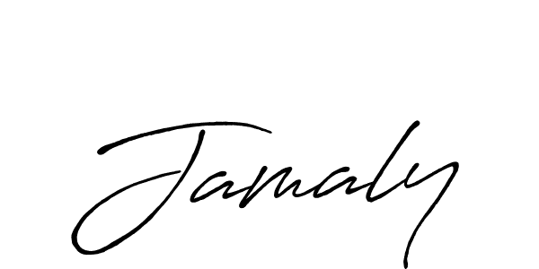 Create a beautiful signature design for name Jamaly. With this signature (Antro_Vectra_Bolder) fonts, you can make a handwritten signature for free. Jamaly signature style 7 images and pictures png