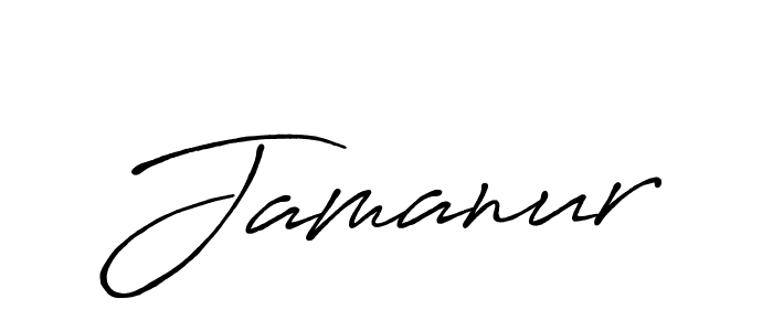 Jamanur stylish signature style. Best Handwritten Sign (Antro_Vectra_Bolder) for my name. Handwritten Signature Collection Ideas for my name Jamanur. Jamanur signature style 7 images and pictures png