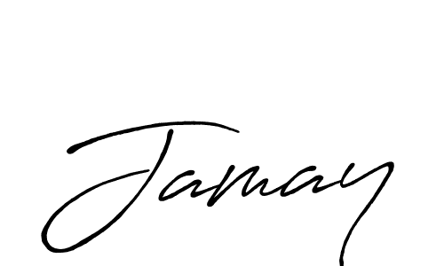 Create a beautiful signature design for name Jamay. With this signature (Antro_Vectra_Bolder) fonts, you can make a handwritten signature for free. Jamay signature style 7 images and pictures png