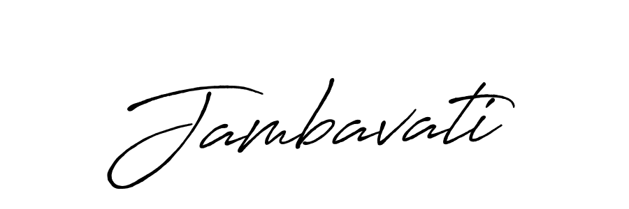 Jambavati stylish signature style. Best Handwritten Sign (Antro_Vectra_Bolder) for my name. Handwritten Signature Collection Ideas for my name Jambavati. Jambavati signature style 7 images and pictures png