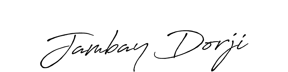 How to make Jambay Dorji signature? Antro_Vectra_Bolder is a professional autograph style. Create handwritten signature for Jambay Dorji name. Jambay Dorji signature style 7 images and pictures png