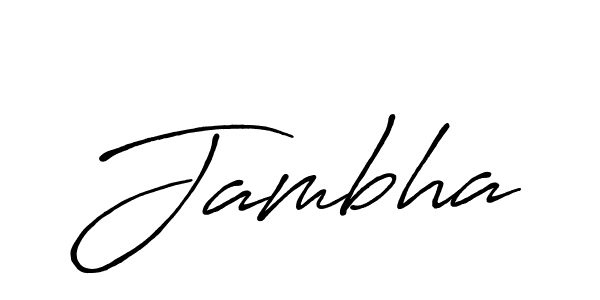 The best way (Antro_Vectra_Bolder) to make a short signature is to pick only two or three words in your name. The name Jambha include a total of six letters. For converting this name. Jambha signature style 7 images and pictures png