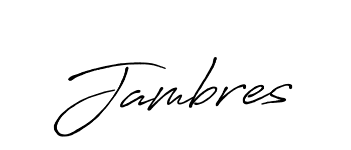 The best way (Antro_Vectra_Bolder) to make a short signature is to pick only two or three words in your name. The name Jambres include a total of six letters. For converting this name. Jambres signature style 7 images and pictures png