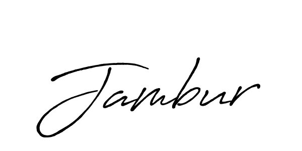 How to make Jambur name signature. Use Antro_Vectra_Bolder style for creating short signs online. This is the latest handwritten sign. Jambur signature style 7 images and pictures png