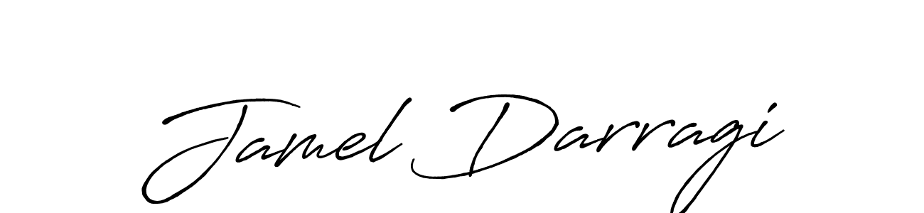Also You can easily find your signature by using the search form. We will create Jamel Darragi name handwritten signature images for you free of cost using Antro_Vectra_Bolder sign style. Jamel Darragi signature style 7 images and pictures png