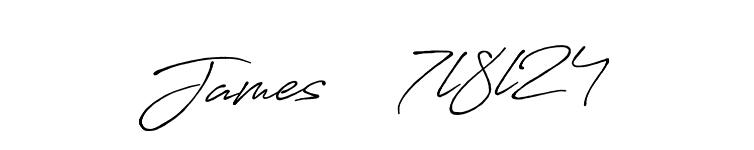 You should practise on your own different ways (Antro_Vectra_Bolder) to write your name (James    7l8l24) in signature. don't let someone else do it for you. James    7l8l24 signature style 7 images and pictures png