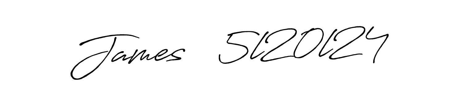 How to make James   5l20l24 signature? Antro_Vectra_Bolder is a professional autograph style. Create handwritten signature for James   5l20l24 name. James   5l20l24 signature style 7 images and pictures png