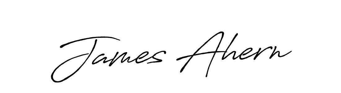 Use a signature maker to create a handwritten signature online. With this signature software, you can design (Antro_Vectra_Bolder) your own signature for name James Ahern. James Ahern signature style 7 images and pictures png
